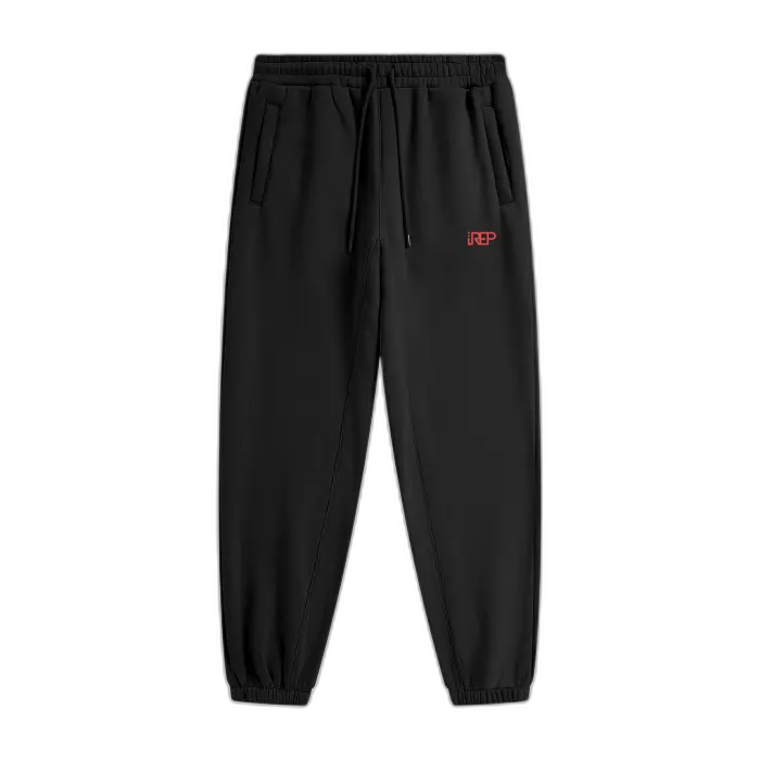 IREP Classic Sweatpants - Black/Red - iRepBrand