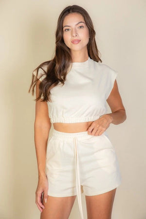 Cap Sleeve Top and Shorts Sets Capella 