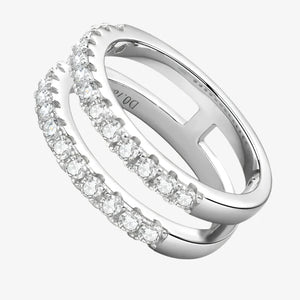 IREP Alazne Moissanite Double Layered Ring Ring iRepBrand