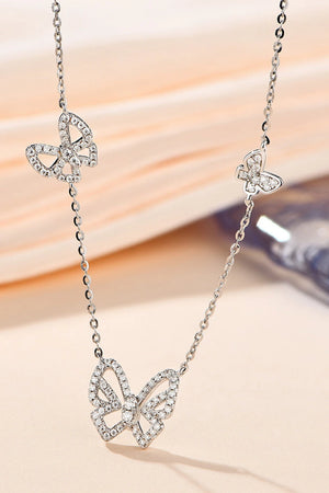 IREP Butterfly Alessia Moissanite Necklace Chain iRepBrand