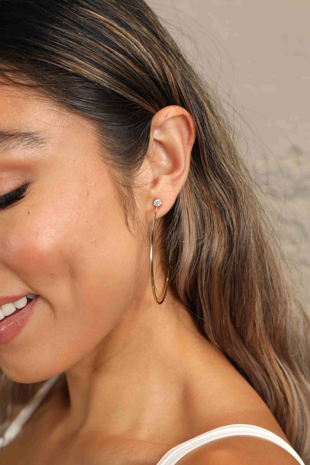 IREP Caroline Moissanite Hoop Earrings Earrings iRepBrand