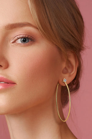 IREP Caroline Moissanite Hoop Earrings Earrings iRepBrand