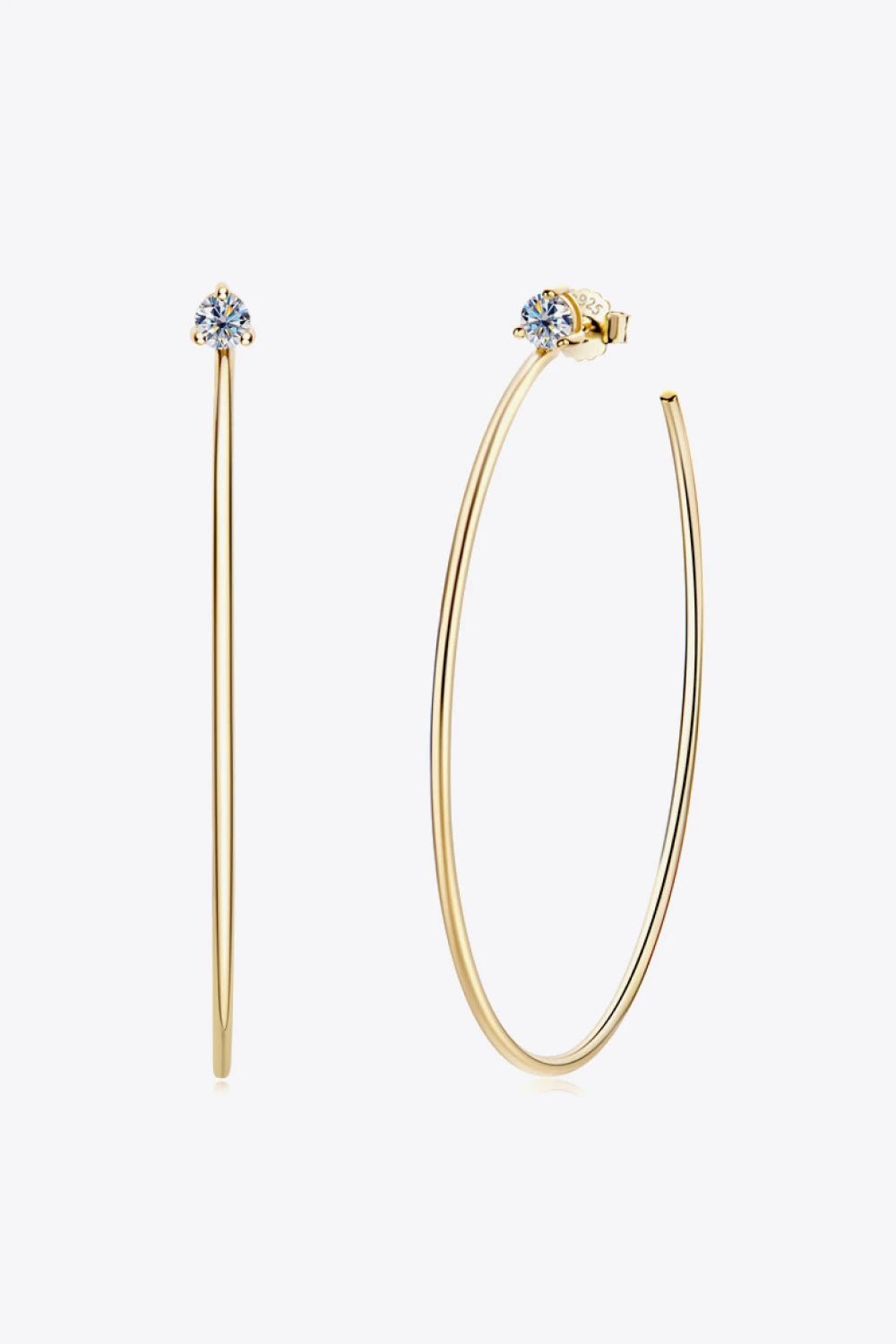 IREP Caroline Moissanite Hoop Earrings Earrings iRepBrand