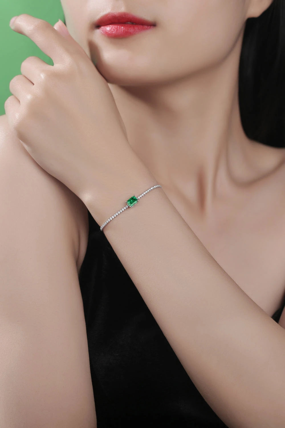 IREP Consortium 1 Carat Lab-Grown Emerald Bracelet Bracelet iRepBrand