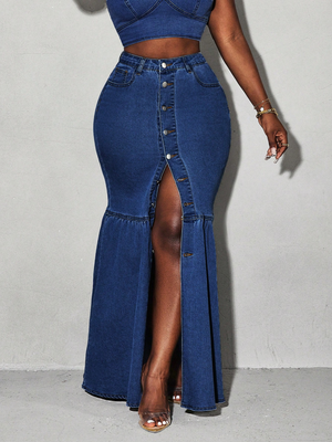 IREP Fisherman Button Pocket Style Skirt IREPBRAND 
