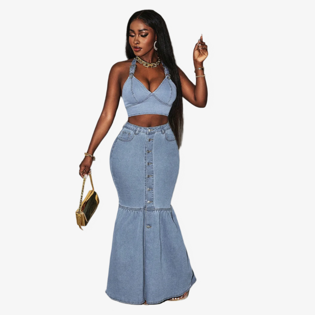 IREP Fisherman Button Pocket Style Skirt IREPBRAND 