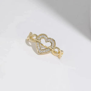 IREP Infinite Heart Moissanite Ring Ring iRepBrand