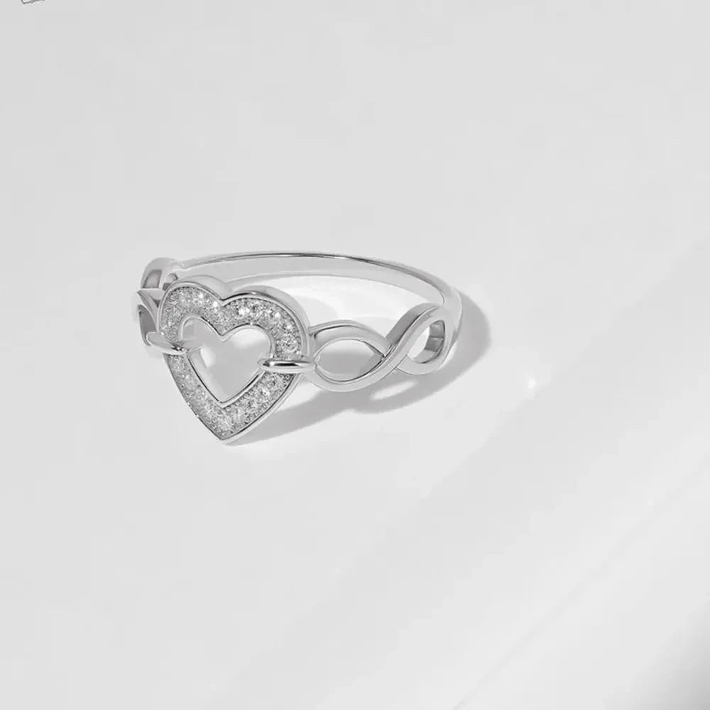 IREP Infinite Heart Moissanite Ring Ring iRepBrand