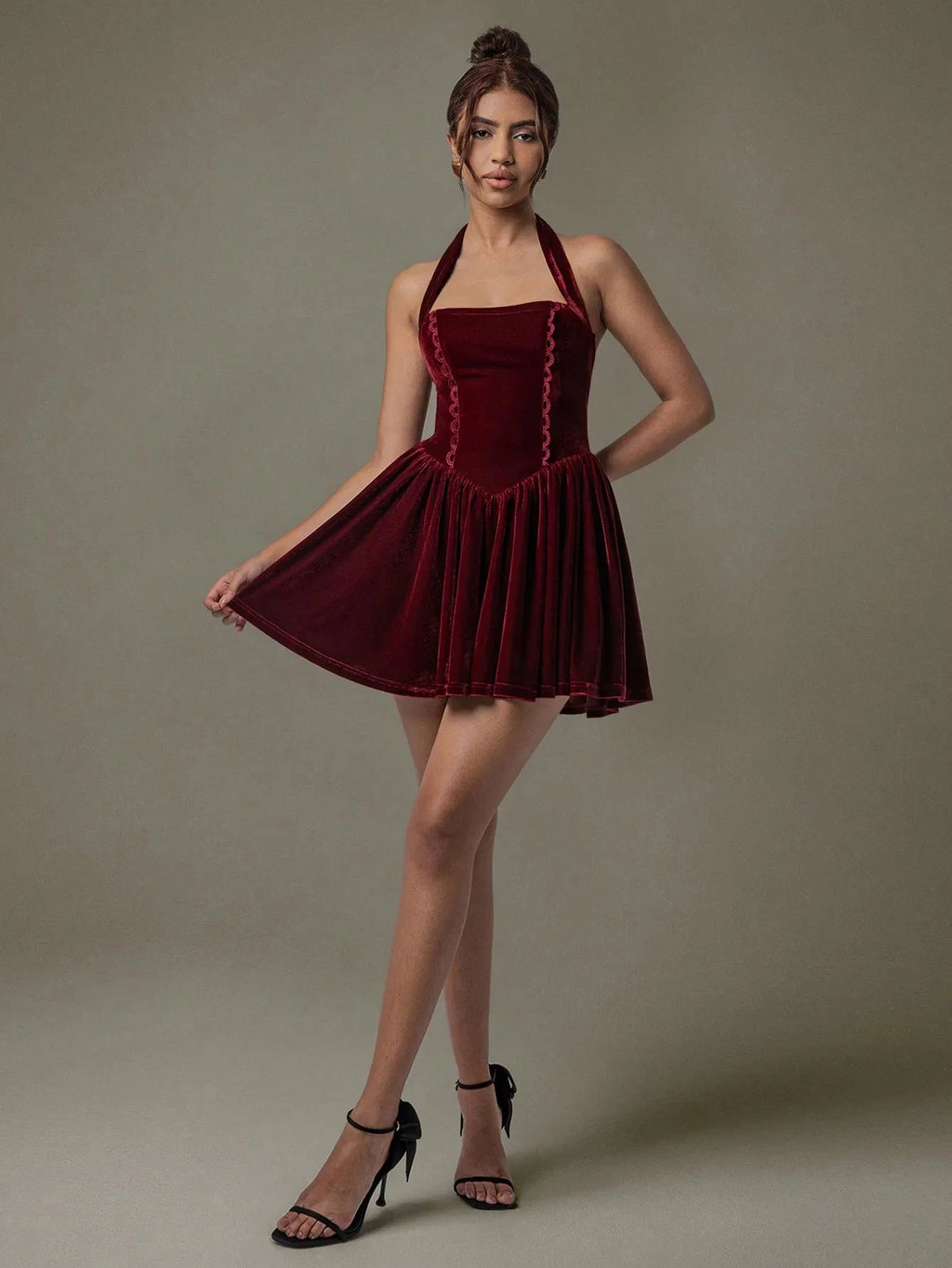 IREP Jeneva Velvet Dress Dress iRepBrand