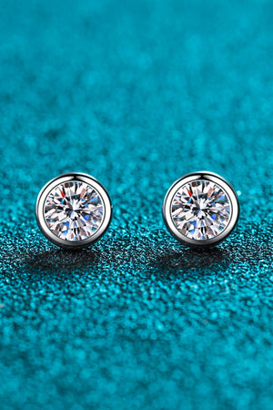 IREP Rayne Moissanite Round Earrings Earrings iRepBrand