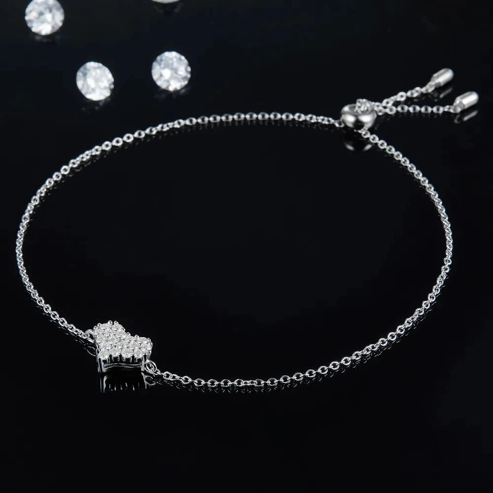 IREP Reins Moissanite Heart Bracelet Bracelet iRepBrand
