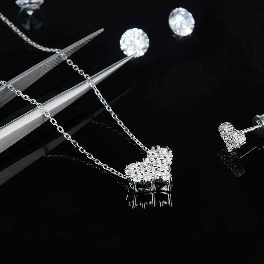 IREP Reins Moissanite Heart Necklace Chain iRepBrand