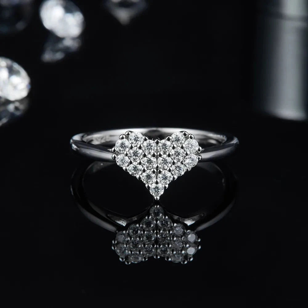 IREP Reins Moissanite Heart Ring Ring iRepBrand