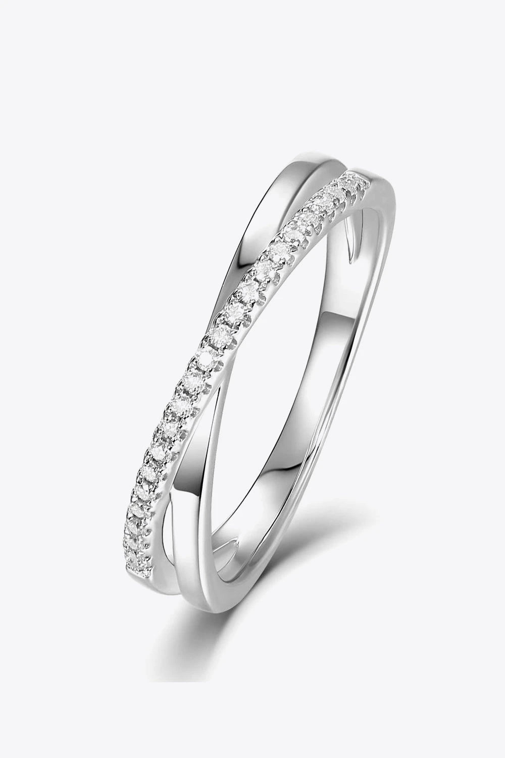 IREP Sabela Moissanite Crisscross Ring Ring iRepBrand