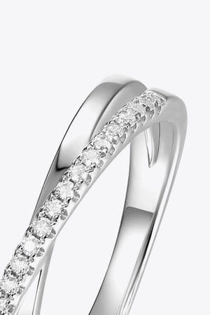 IREP Sabela Moissanite Crisscross Ring Ring iRepBrand