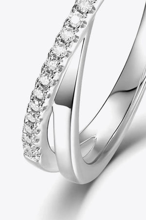 IREP Sabela Moissanite Crisscross Ring Ring iRepBrand