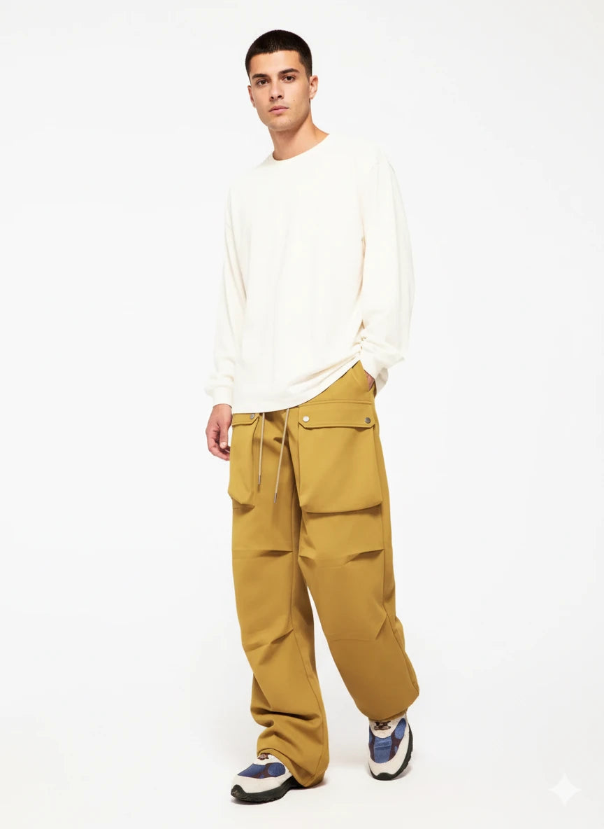 IREP Stealth Wealth Akko Drawstring Wide Leg Cargo Pants Pants iRepBrand