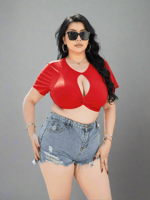 IREP Stealth Wealth Amador Blouse Crop Top iRepBrand