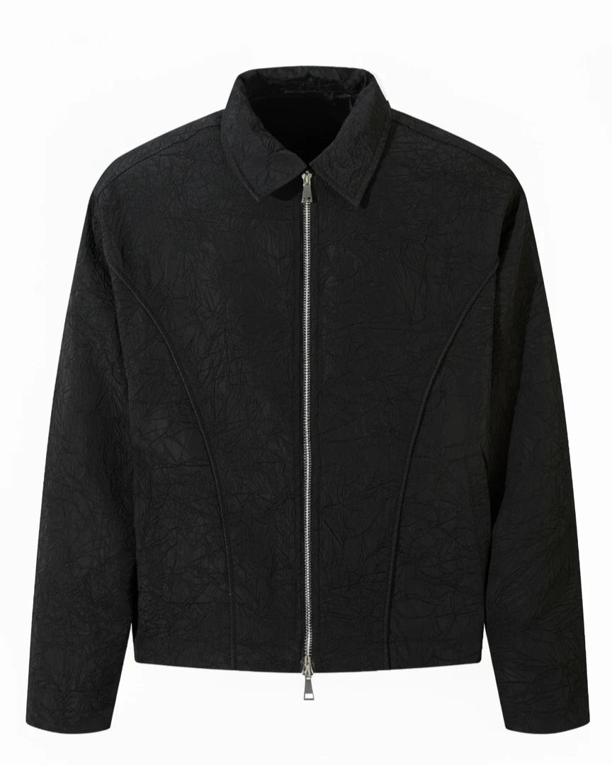 IREP Stealth Wealth Arafa Textured Bomber Zip-Up Jacket  iRepBrand