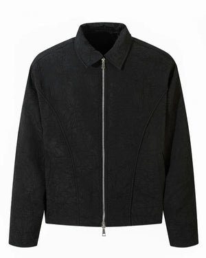 IREP Stealth Wealth Arafa Textured Bomber Zip-Up Jacket  iRepBrand