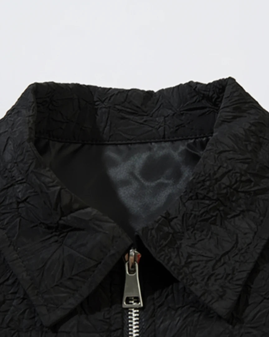 IREP Stealth Wealth Arafa Textured Bomber Zip-Up Jacket  iRepBrand