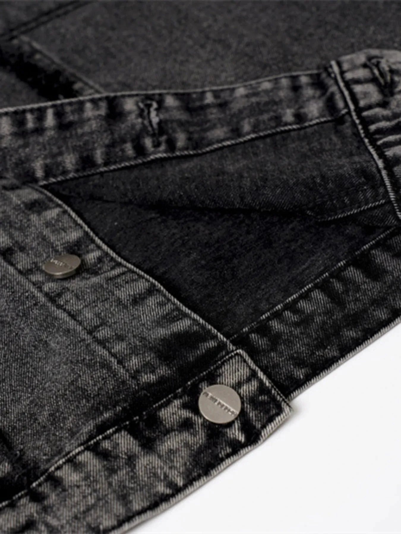 IREP Stealth Wealth Arjun Raw Hem Button Up Sleeveless Denim Jacket Jacket iRepBrand