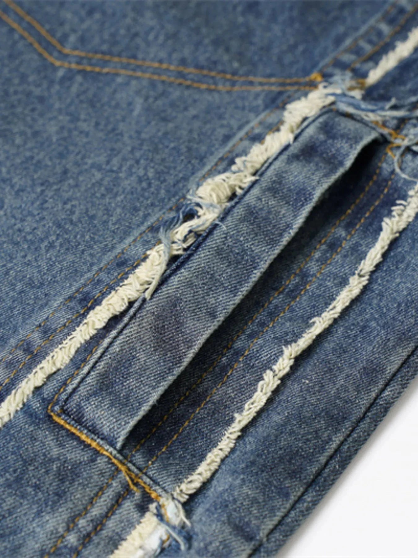 IREP Stealth Wealth Arjun Raw Hem Button Up Sleeveless Denim Jacket Jacket iRepBrand