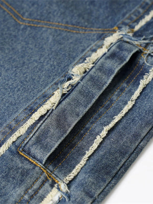 IREP Stealth Wealth Arjun Raw Hem Button Up Sleeveless Denim Jacket Jacket iRepBrand