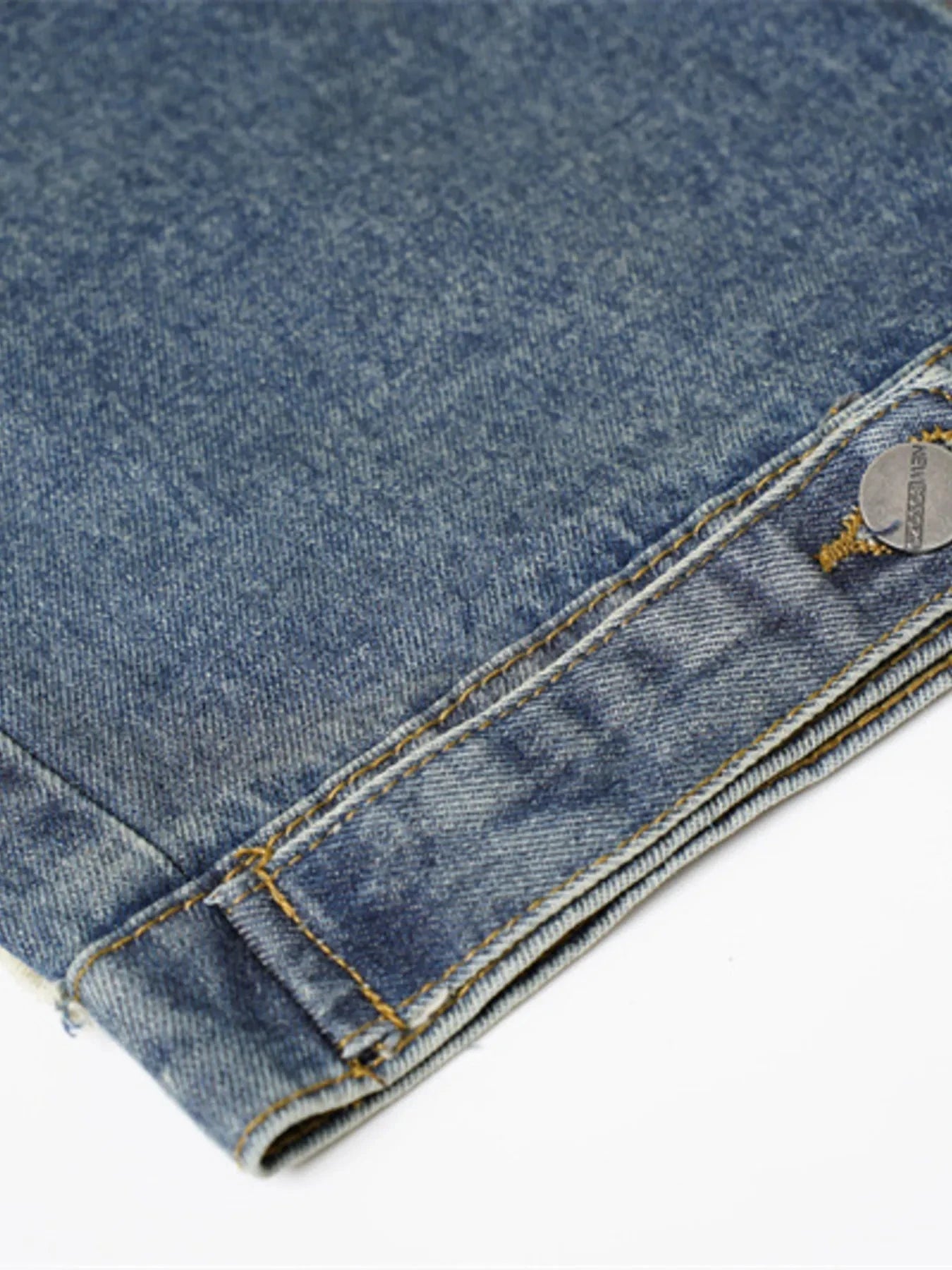 IREP Stealth Wealth Arjun Raw Hem Button Up Sleeveless Denim Jacket Jacket iRepBrand