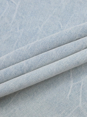 IREP Stealth Wealth Ayumu Button Up Short Sleeve Denim Shirt T-Shirt iRepBrand