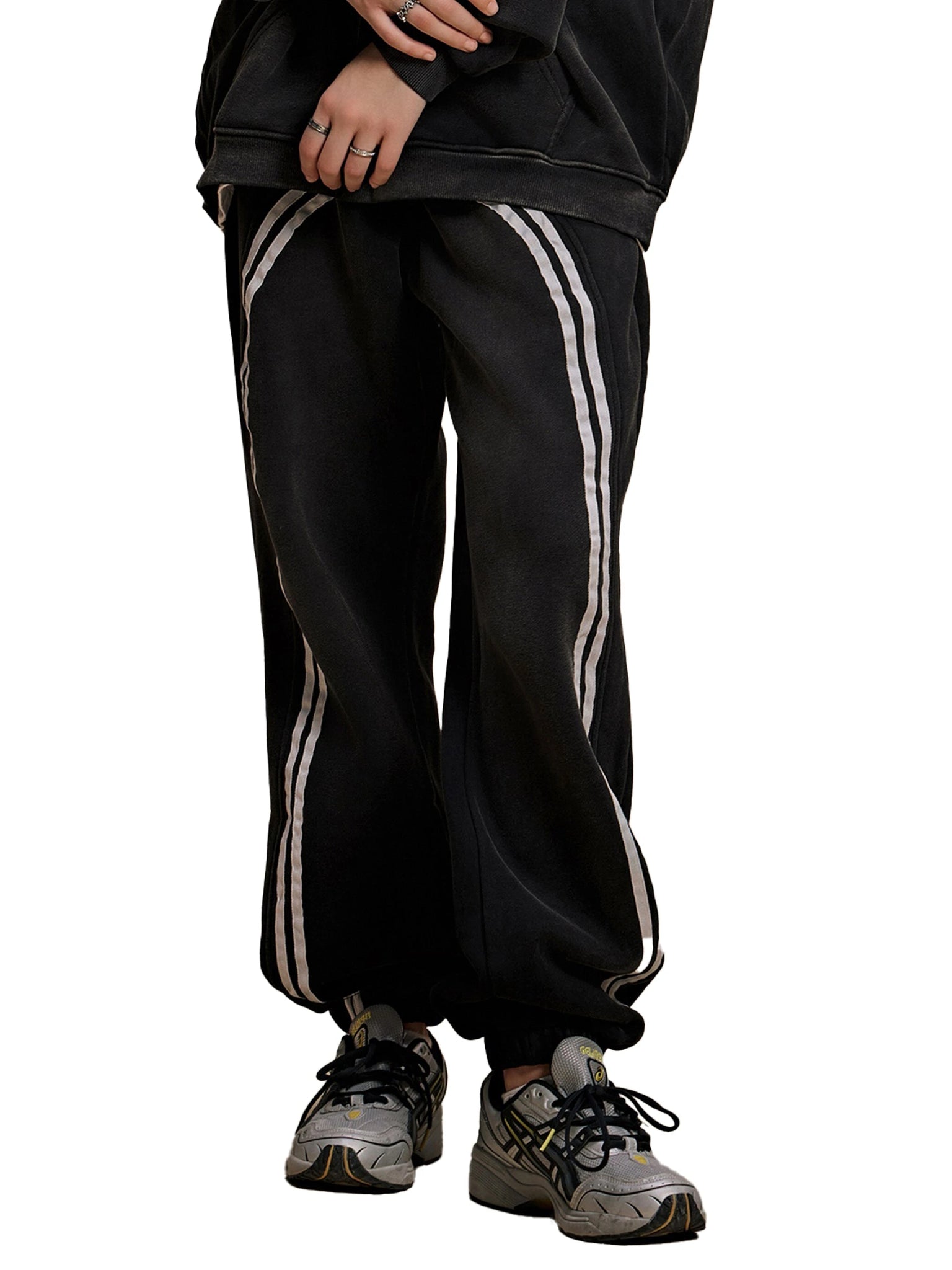 IREP Stealth Wealth Azael Sun Fade Contrast Tape Fleece Jogged Sweatpants  iRepBrand