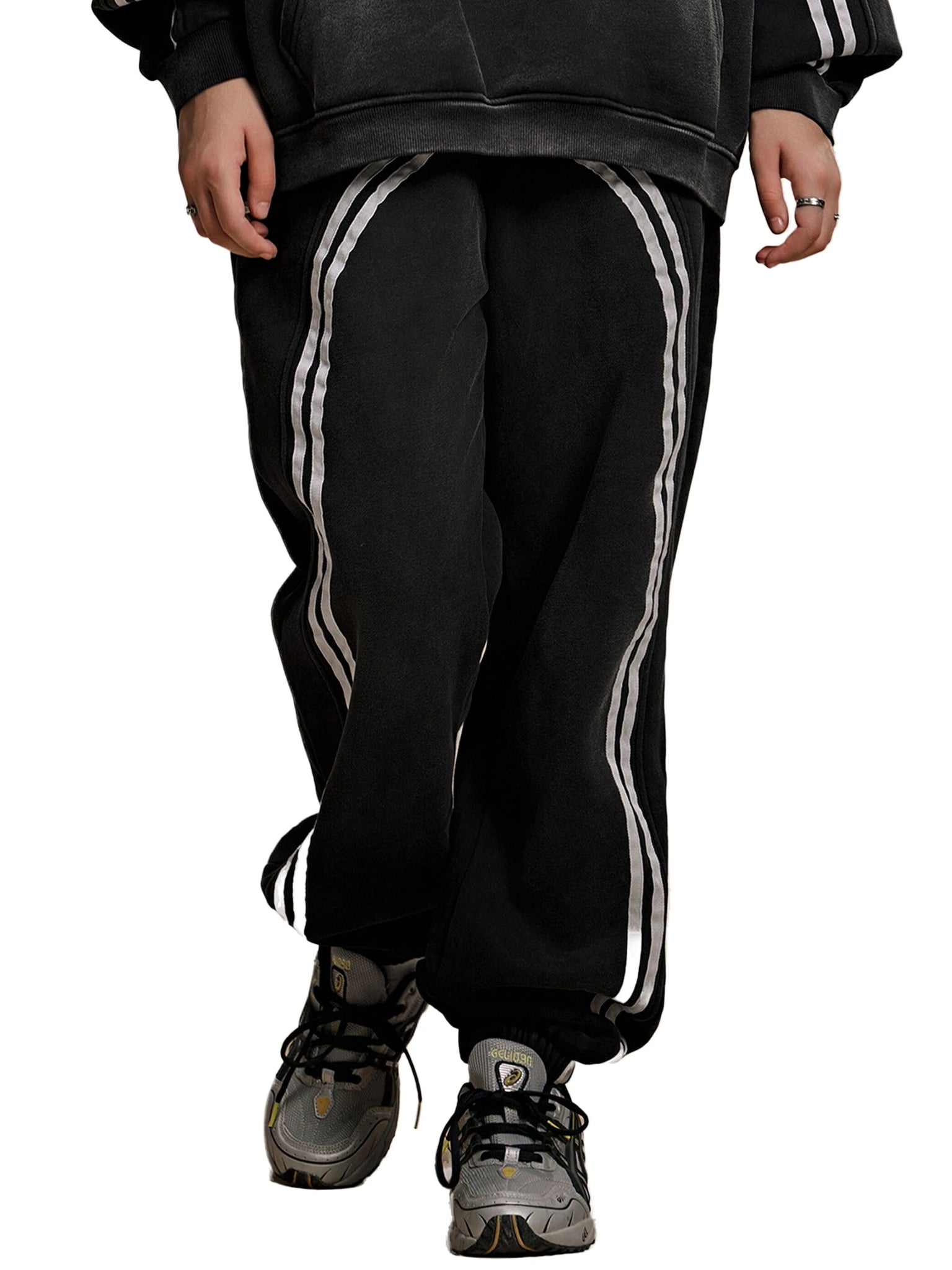 IREP Stealth Wealth Azael Sun Fade Contrast Tape Fleece Jogged Sweatpants  iRepBrand