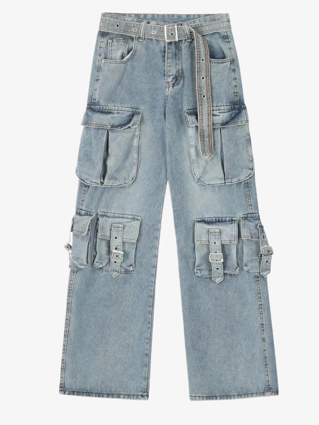 IREP Stealth Wealth Bacchus Wide Leg Cargo Jeans Jeans iRepBrand