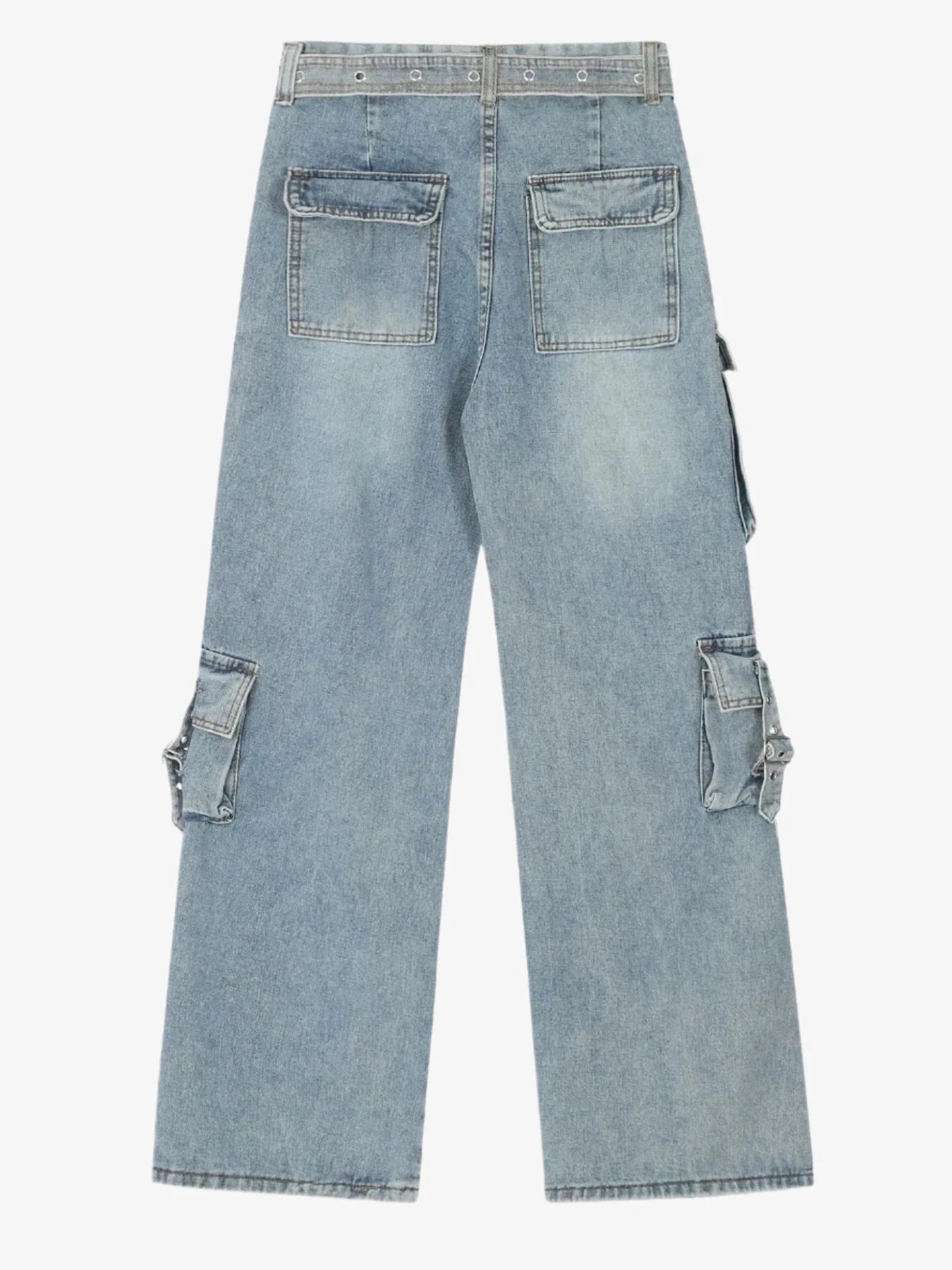 IREP Stealth Wealth Bacchus Wide Leg Cargo Jeans Jeans iRepBrand