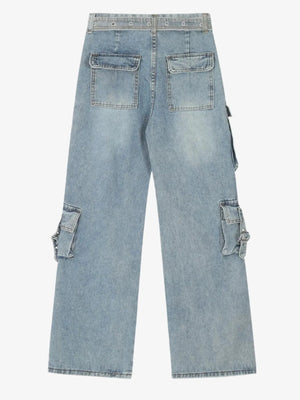 IREP Stealth Wealth Bacchus Wide Leg Cargo Jeans Jeans iRepBrand
