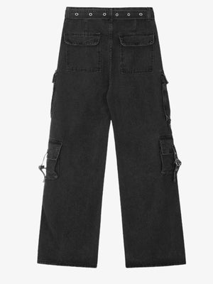 IREP Stealth Wealth Bacchus Wide Leg Cargo Jeans Jeans iRepBrand