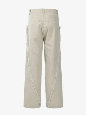 IREP Stealth Wealth Calogero Wide Leg Frayed Edge Pants Jeans iRepBrand