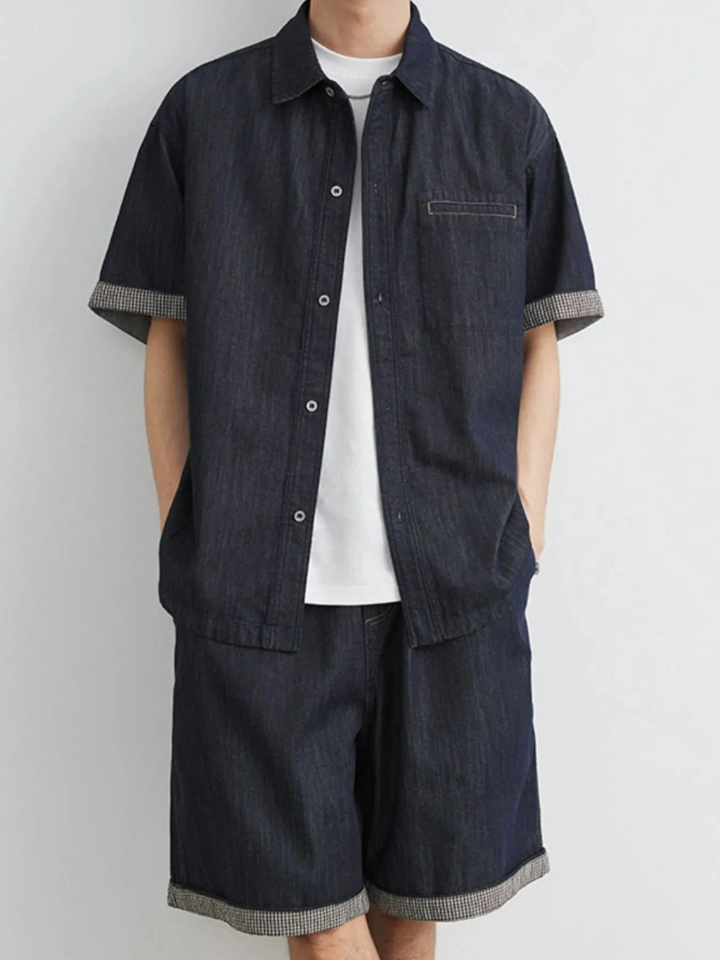 IREP Stealth Wealth Carlito Top and Shorts Denim Set T-Shirt iRepBrand