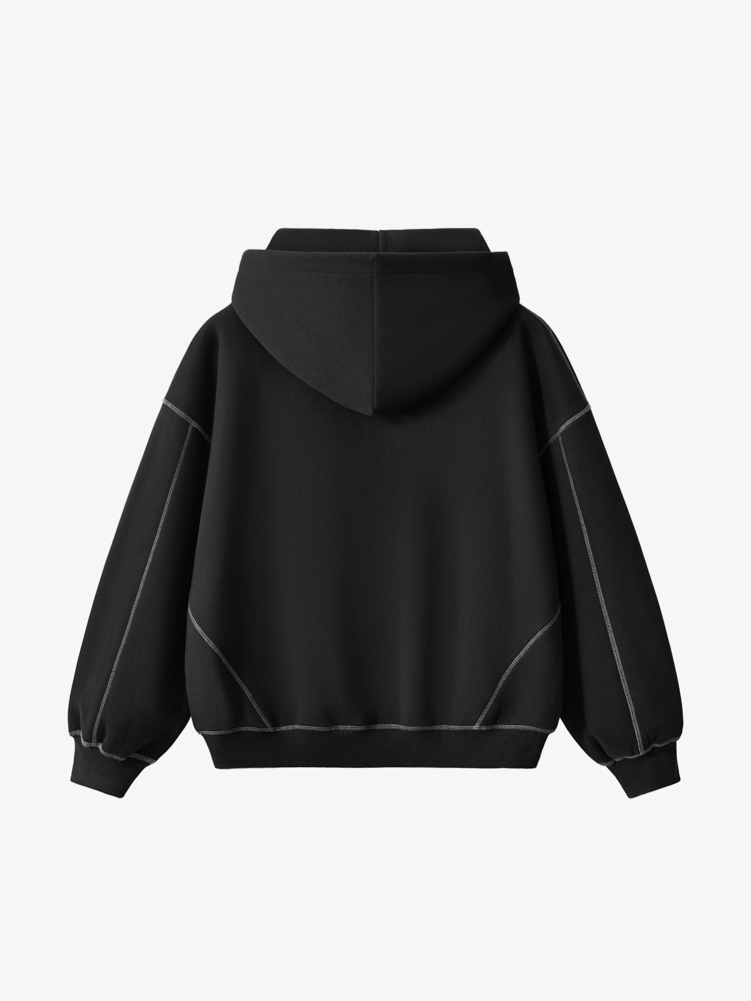IREP Stealth Wealth Caspian Contrast-Stitched Boxy Fleece Hoodie  iRepBrand