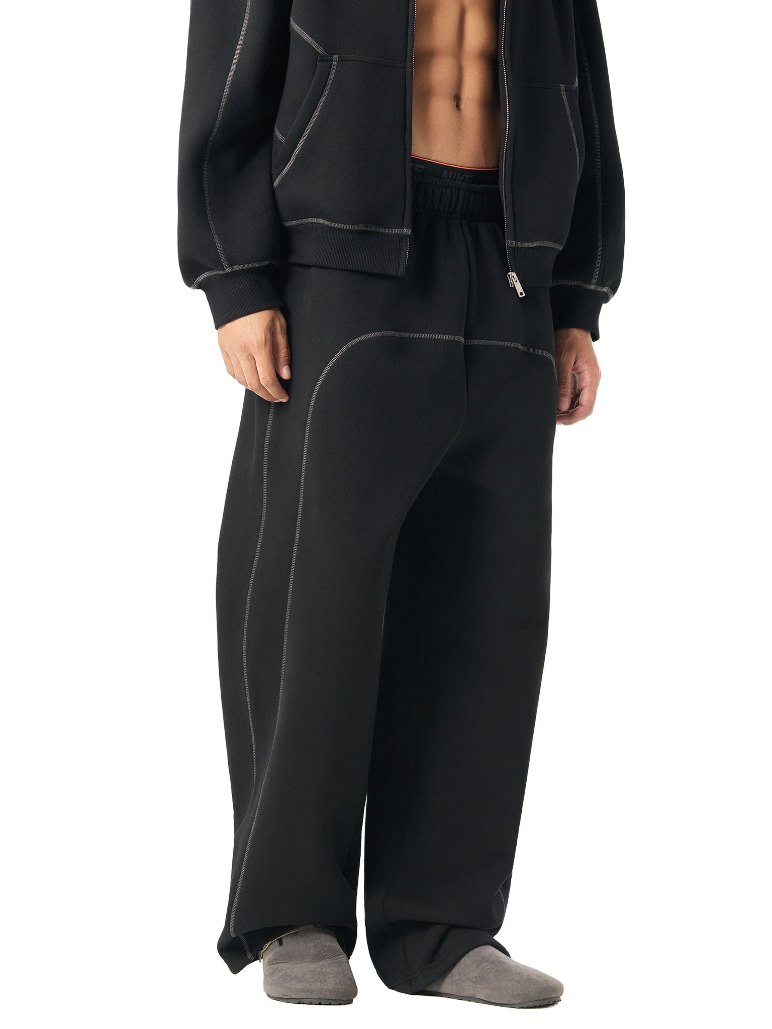 IREP Stealth Wealth Caspian Contrast-Stitched Fleece Sweatpants  iRepBrand