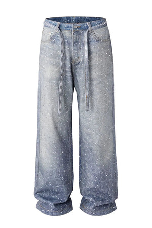 IREP Stealth Wealth Celestial Rhinestone Jeans Jeans iRepBrand