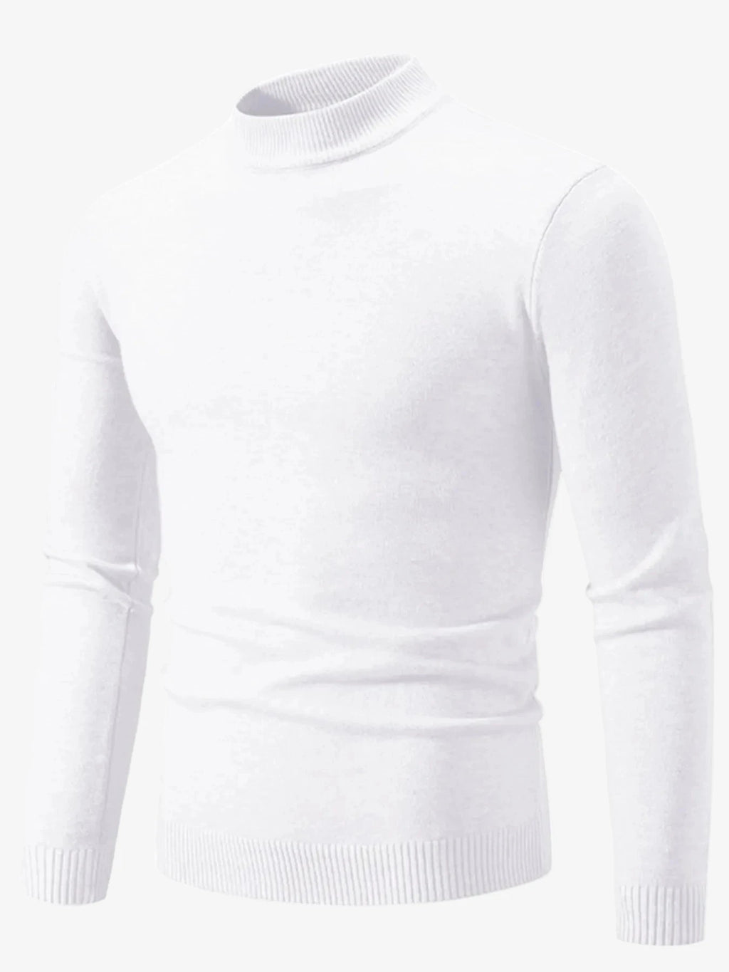 IREP Stealth Wealth Chad Ribbed Hem Mock Neck Long Sleeve Sweater Sweater iRepBrand