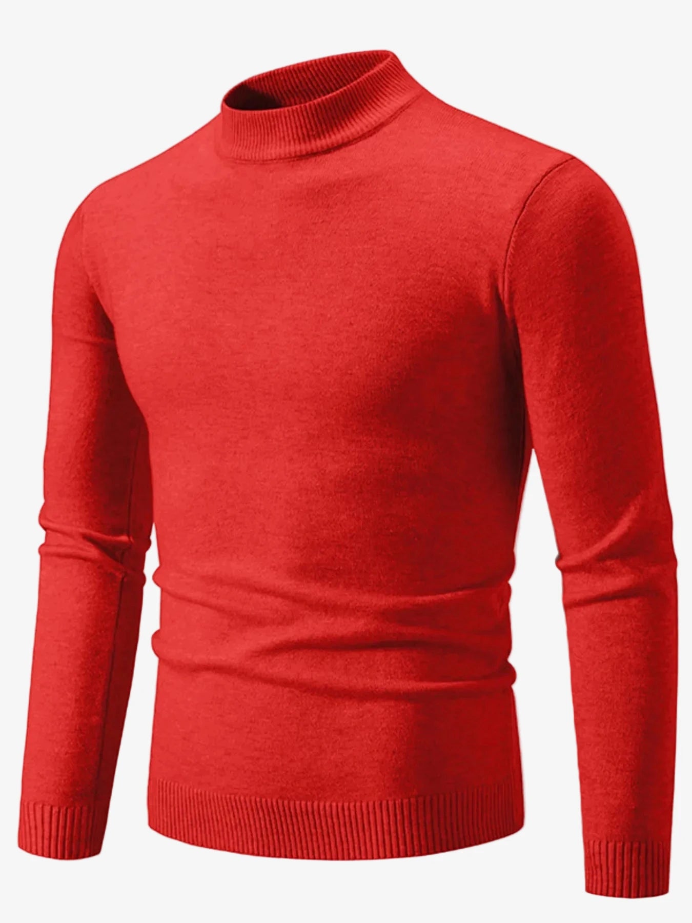 IREP Stealth Wealth Chad Ribbed Hem Mock Neck Long Sleeve Sweater Sweater iRepBrand