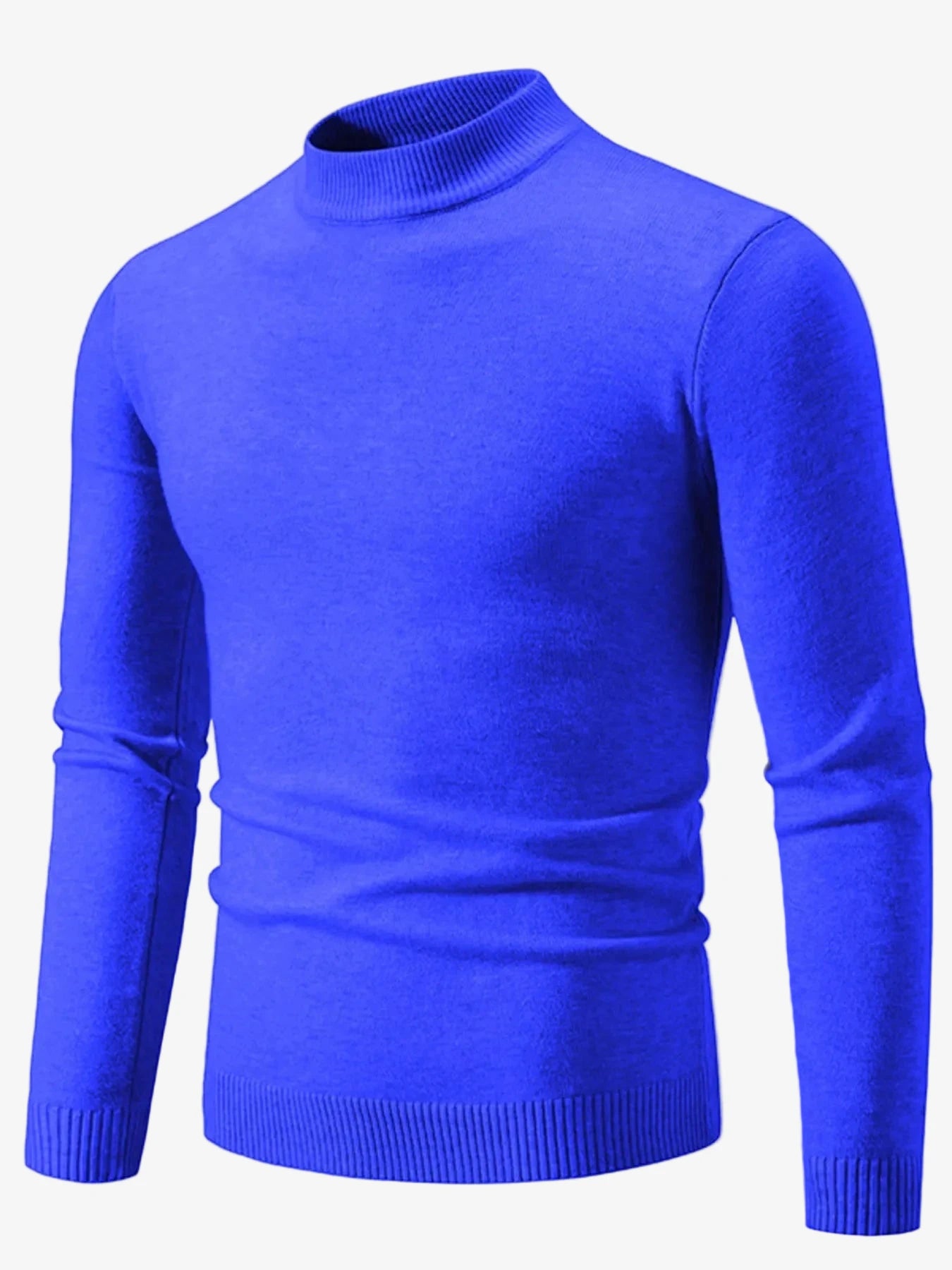 IREP Stealth Wealth Chad Ribbed Hem Mock Neck Long Sleeve Sweater Sweater iRepBrand