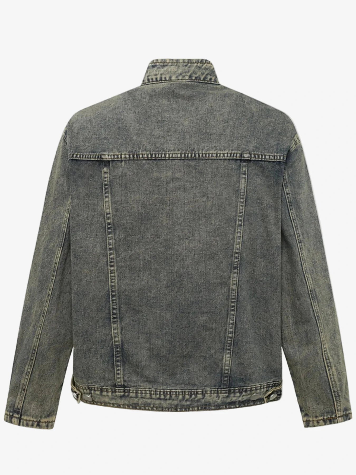 IREP Stealth Wealth Chandni Plus Size Zip Up Long Sleeve Denim Jacket Jacket iRepBrand