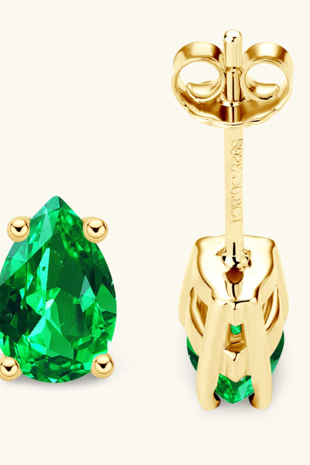 IREP Stealth Wealth Conglomerate Lab-Grown Emerald Stud Earrings Earrings iRepBrand