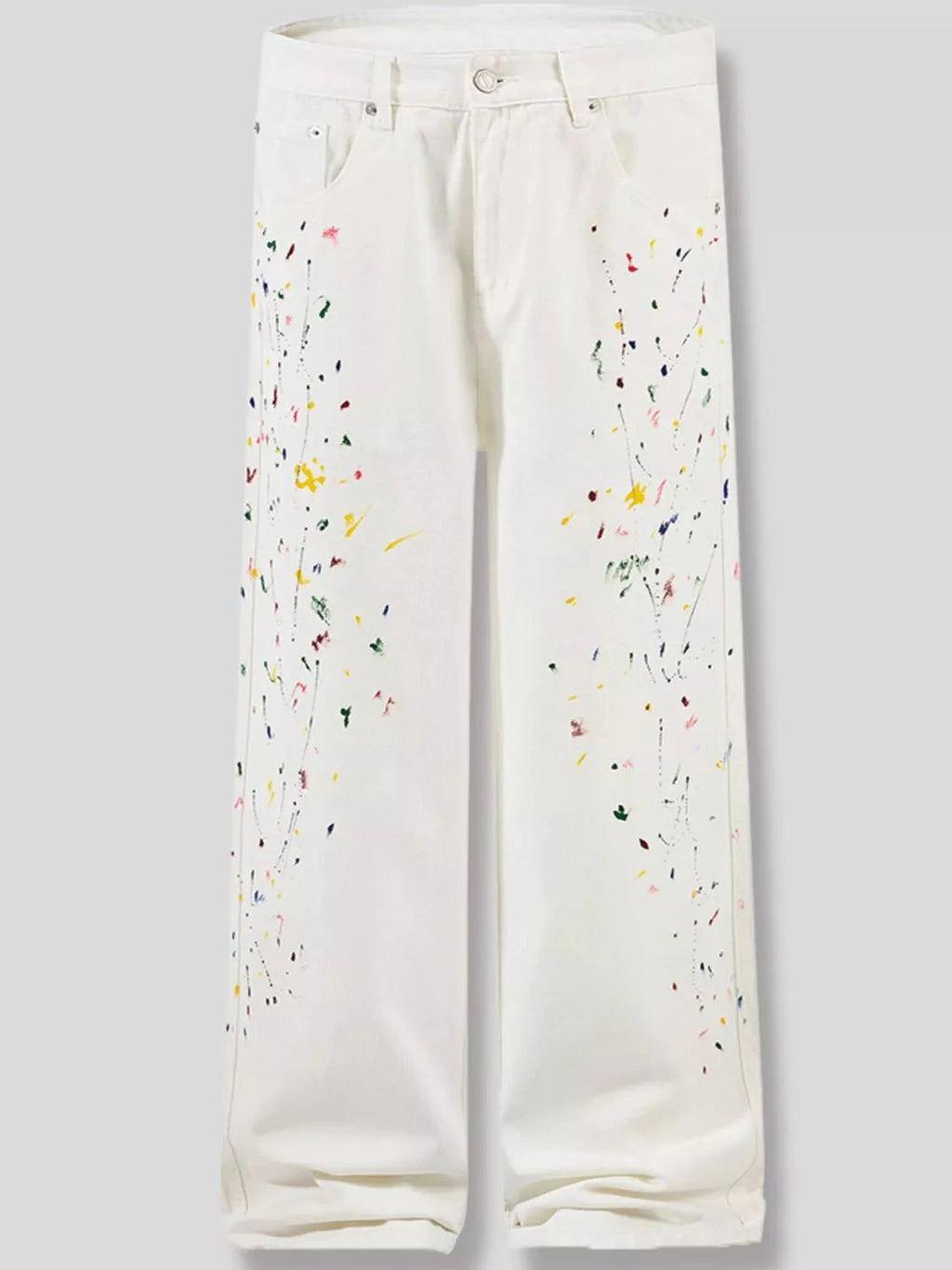 IREP Stealth Wealth Doyln Paint Splatter Wide Leg Jeans Jeans iRepBrand
