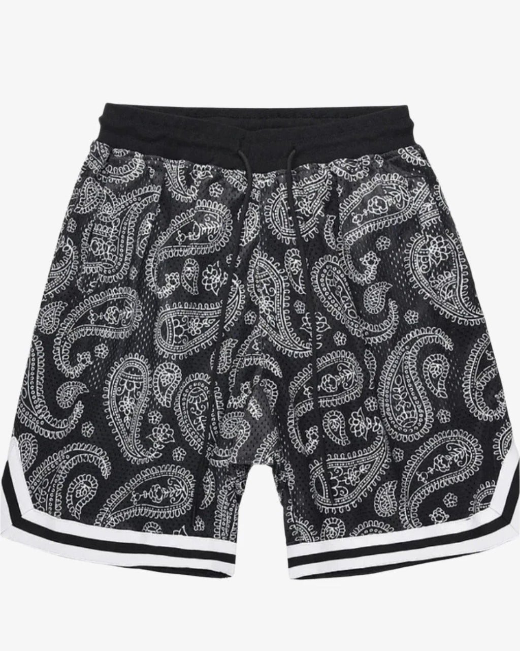 IREP Stealth Wealth Drawstring Black Flag Shorts Trendsi 