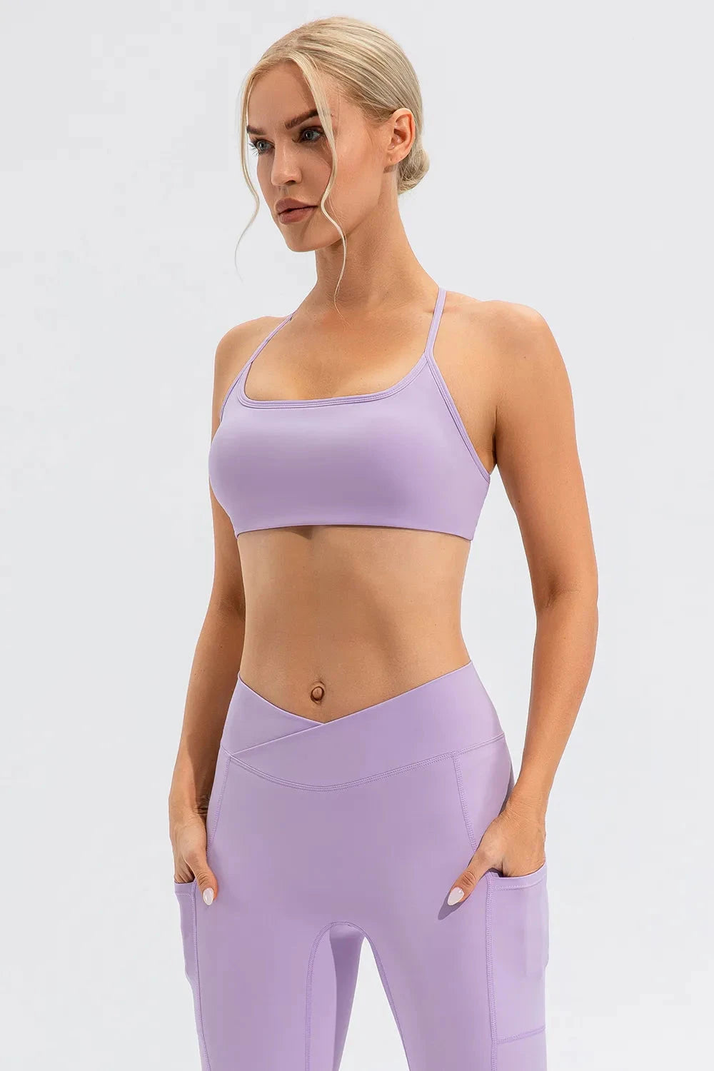 IREP Stealth Wealth Ecstasy Crisscross Spaghetti Strap Active Cami Top iRepBrand