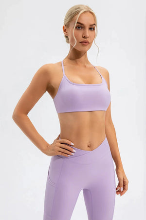 IREP Stealth Wealth Ecstasy Crisscross Spaghetti Strap Active Cami Top iRepBrand